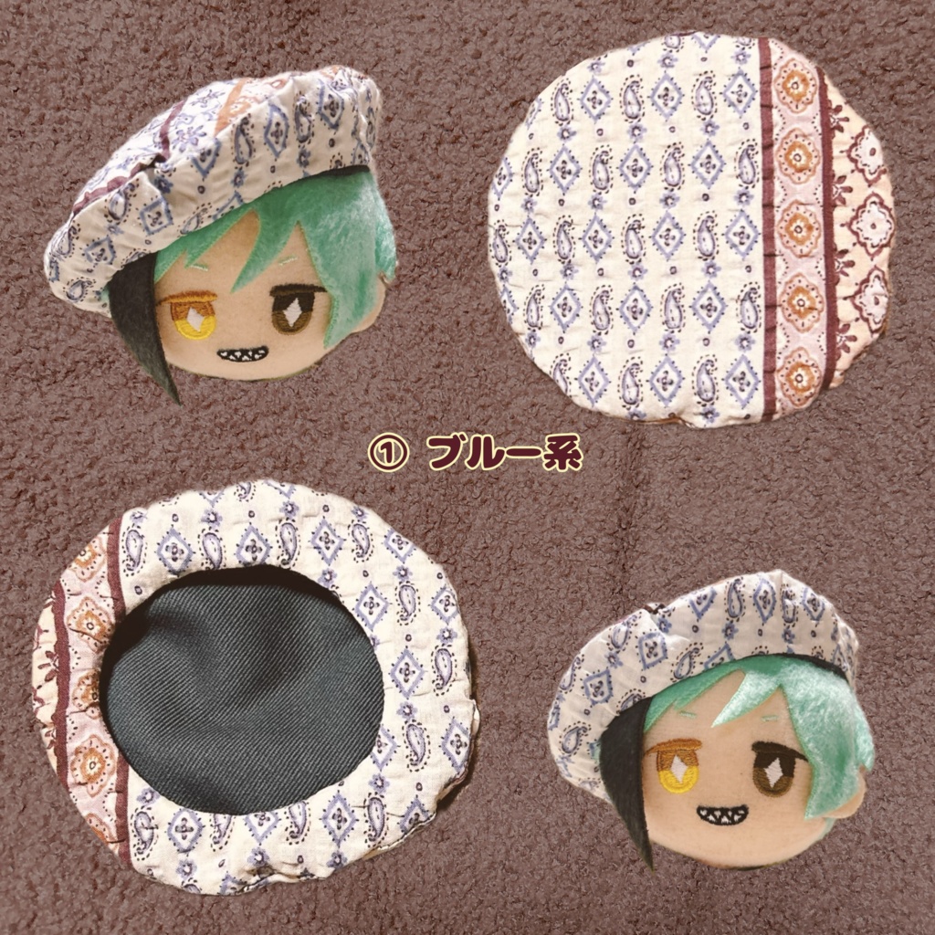 【10cmぬい用】ぽこぽこベレー帽