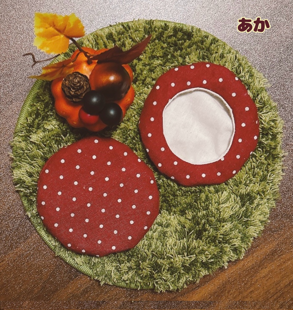 【10cmぬい用】きのこベレー帽