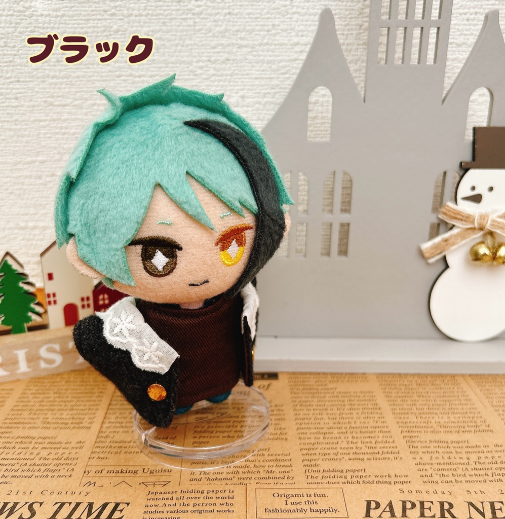 【10cmぬい用】ツイードアウターセット