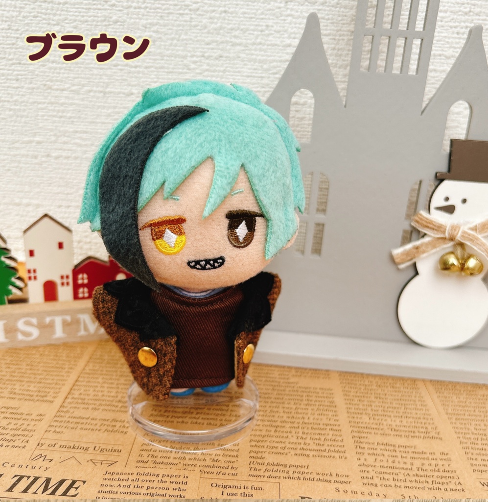 【10cmぬい用】ツイードアウターセット