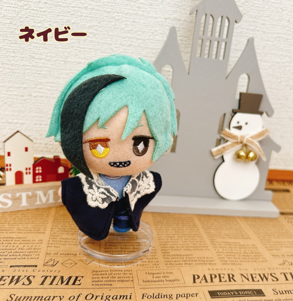 【10cmぬい用】カーディガン風スエードアウター