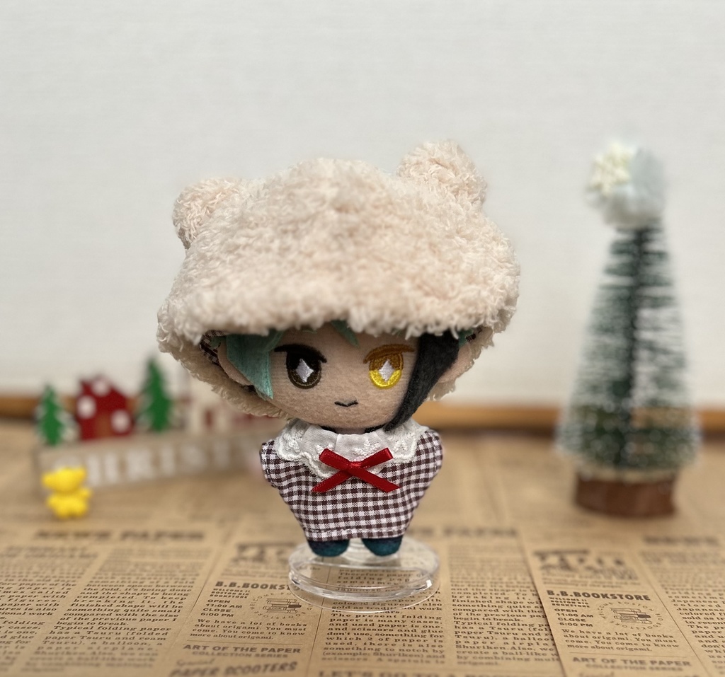 【10cmぬい用】くまちゃんはっと