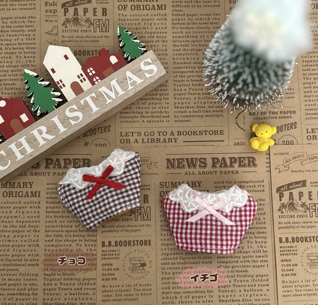 【10cmぬい用】フリルシャツ