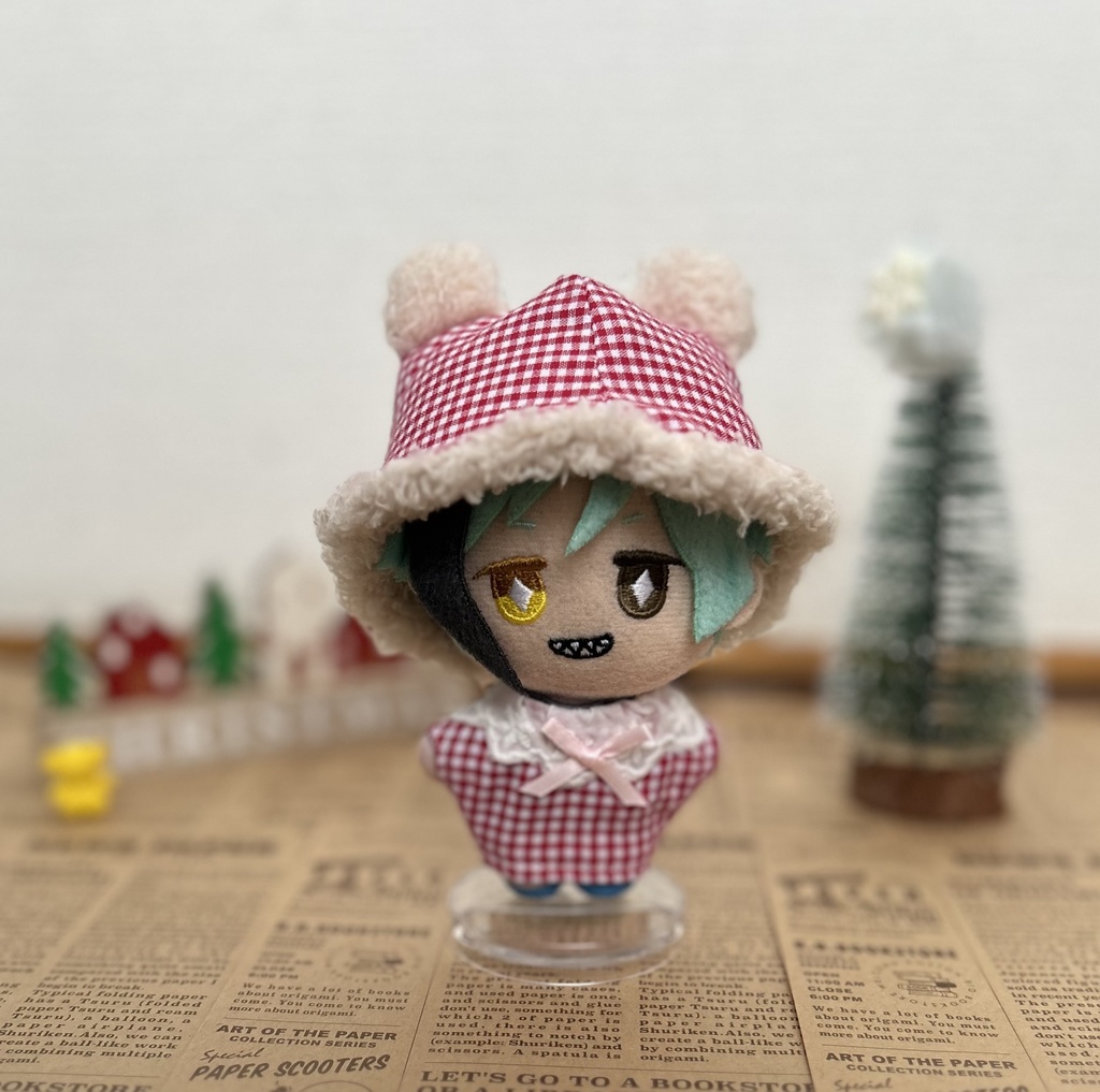 【10cmぬい用】フリルシャツ