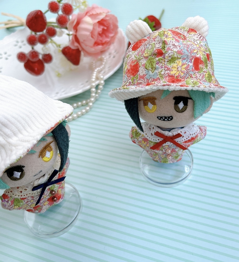 【10cmぬい用】strawberry set