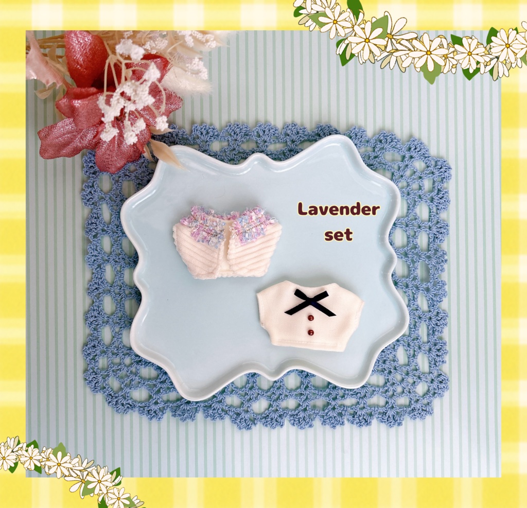 【10cmぬい用】2月20日まで ぬい服 happy set(選べる+ランダム計5点セット)