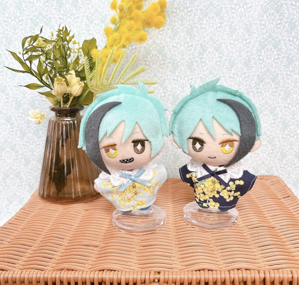 【10cmぬい用】フリルシャツ〜ミモザ〜