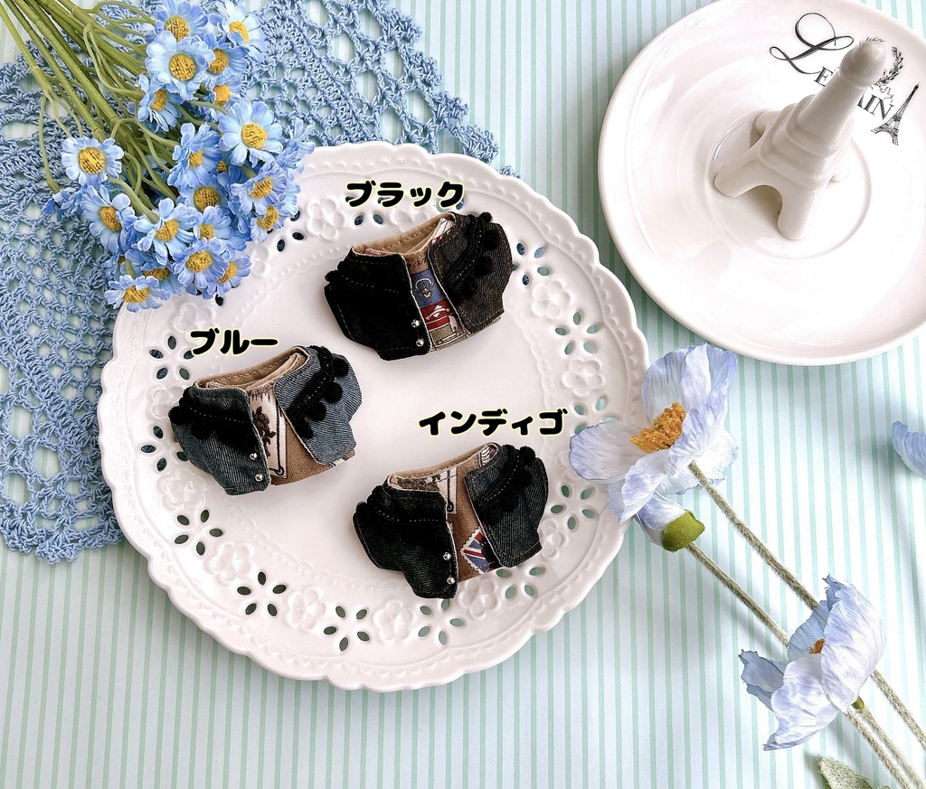 【10cmぬい用】denim jacket set