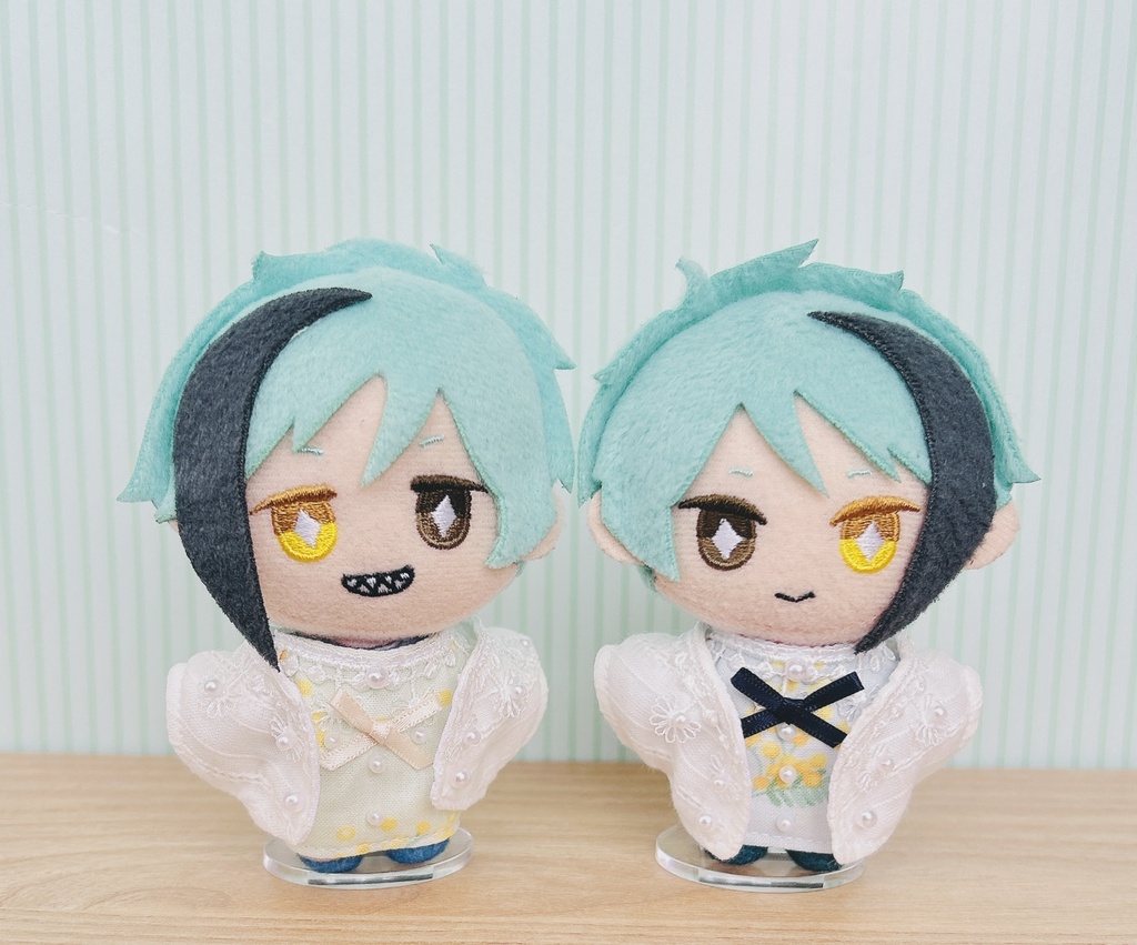 【10cmぬい用】初夏のjacket set〜クリームソーダ〜