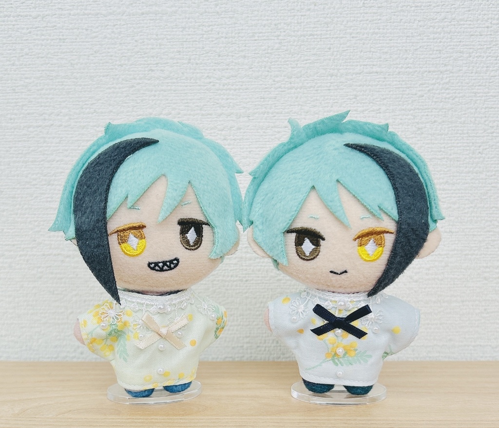 【10cmぬい用】初夏のjacket set〜クリームソーダ〜