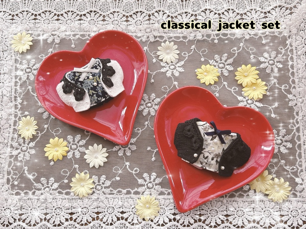 【10cmぬい用】classical jacket set