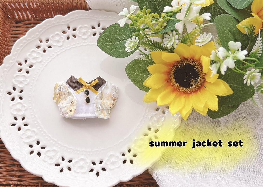 【10cmぬい用】summer  jacket  set