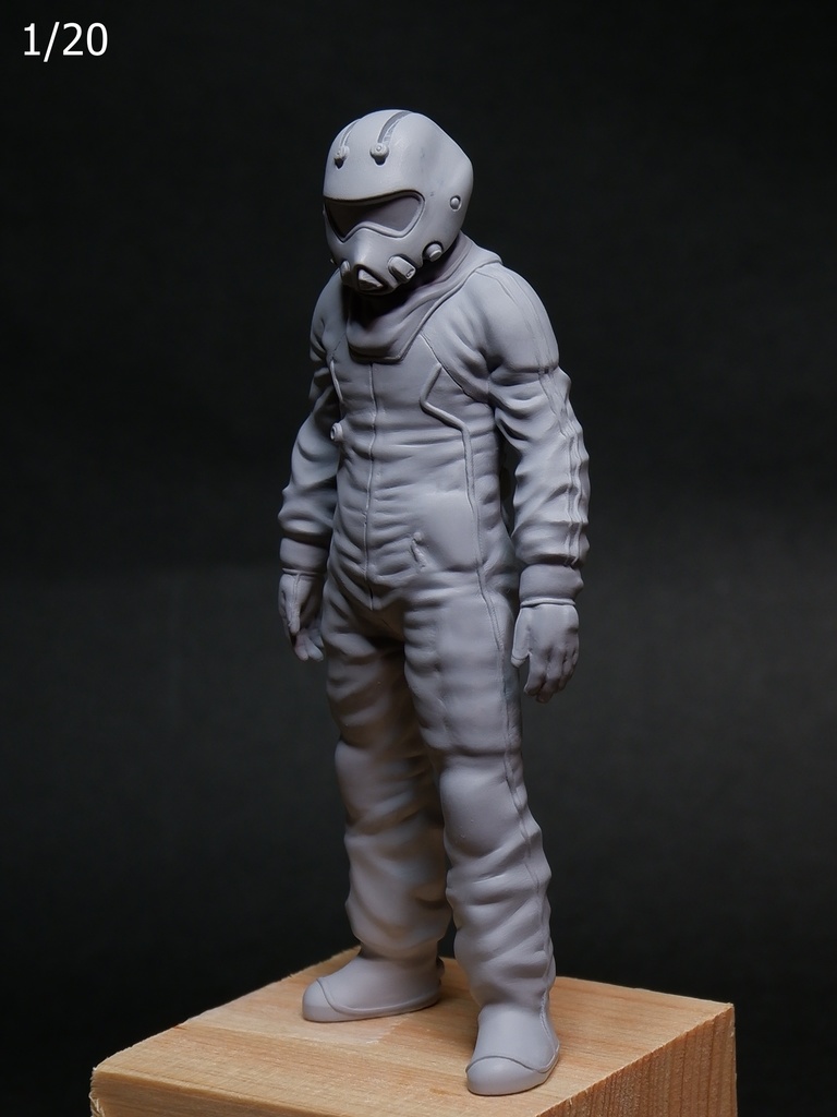 「1/20 傭兵軍装甲戦闘服宇宙パイロットA」1:20 Mercenary army Space Pilot