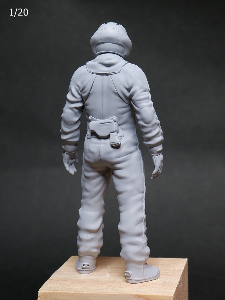 「1/20 傭兵軍装甲戦闘服宇宙パイロットA」1:20 Mercenary army Space Pilot