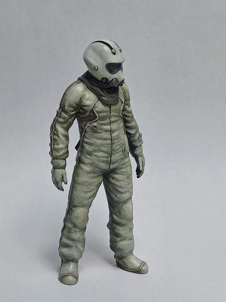 「1/20 傭兵軍装甲戦闘服宇宙パイロットA」1:20 Mercenary army Space Pilot