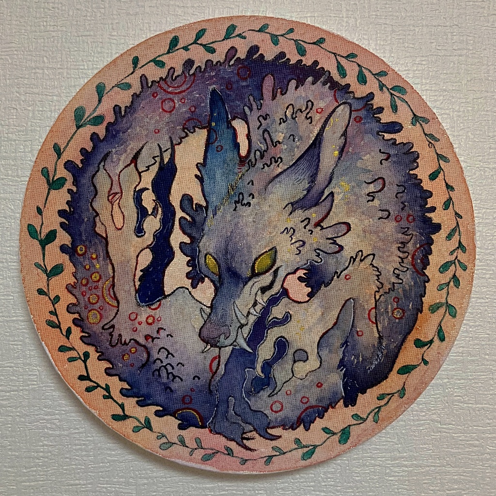 草原  直径約20cm