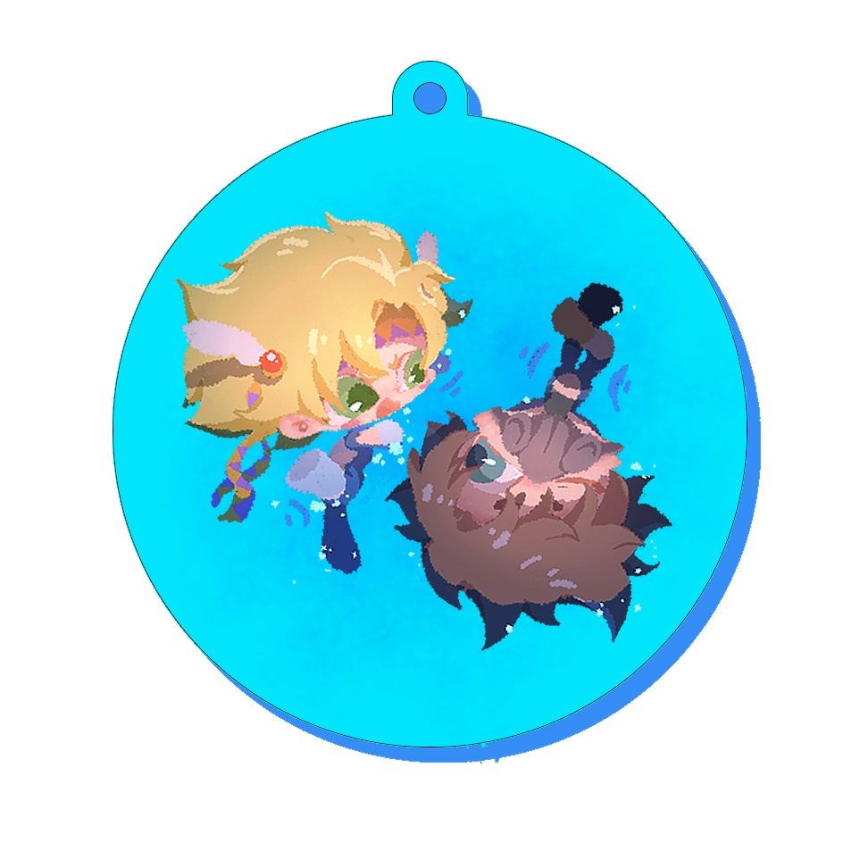 ジョセシーアクリルキーホルダー SEA ver.