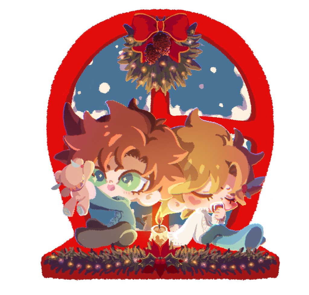 ジョセシーアクリルキーホルダー Xmas ver.