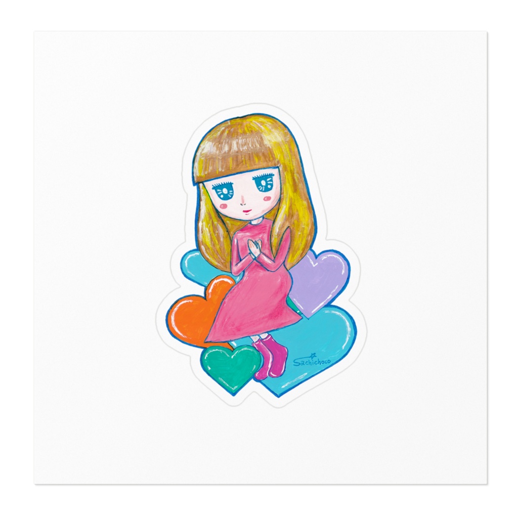 「愛の上で」 ステッカー