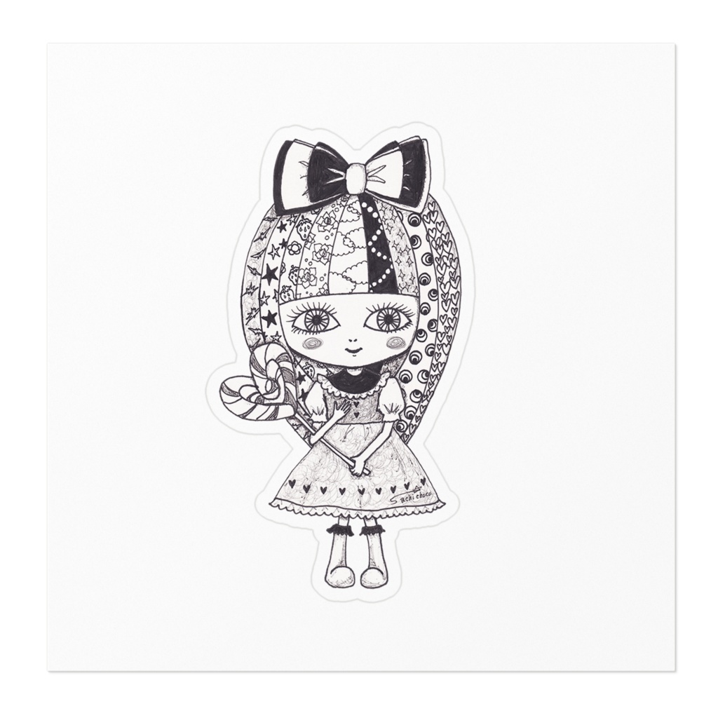 キャンディリボンちゃん ステッカー