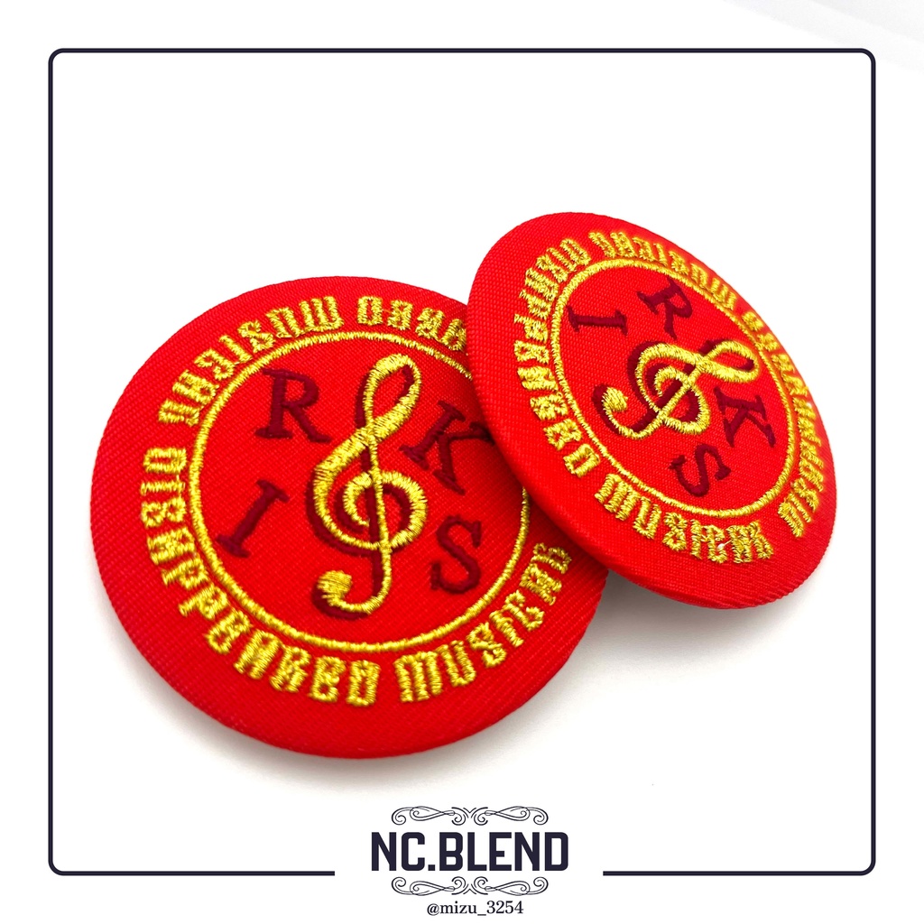 刺繡缶バッジ【ミュージカル組】