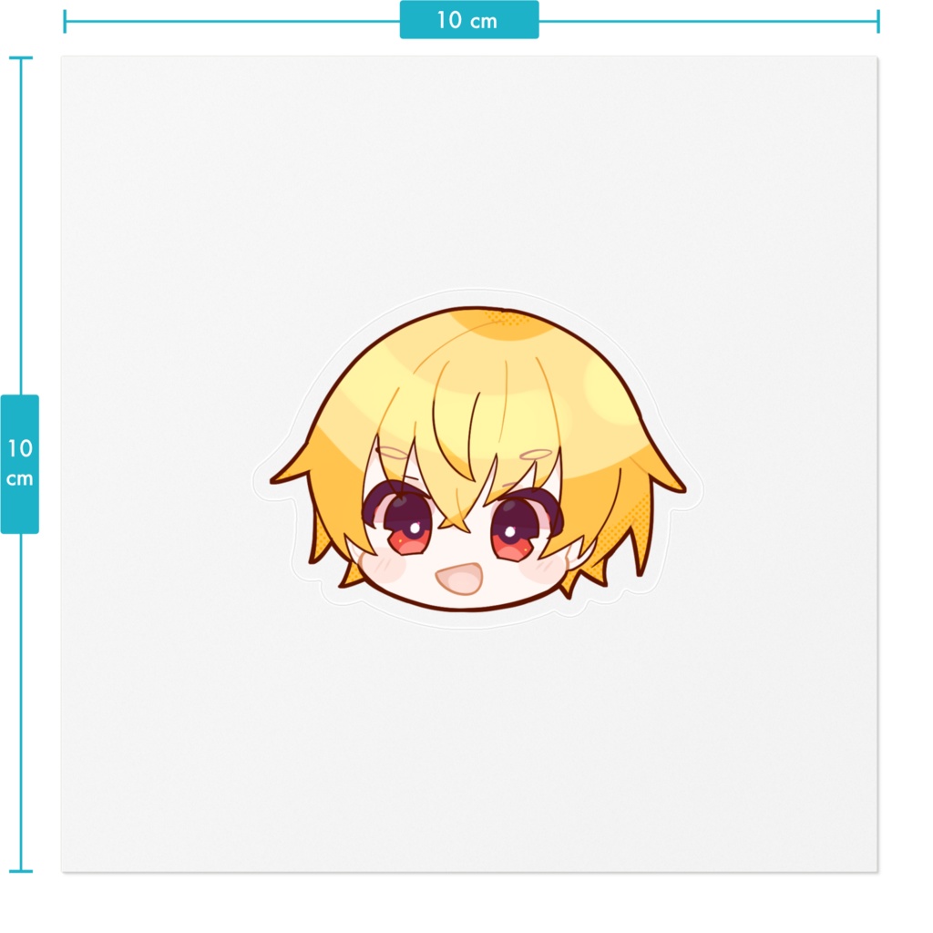 威煉くうステッカー