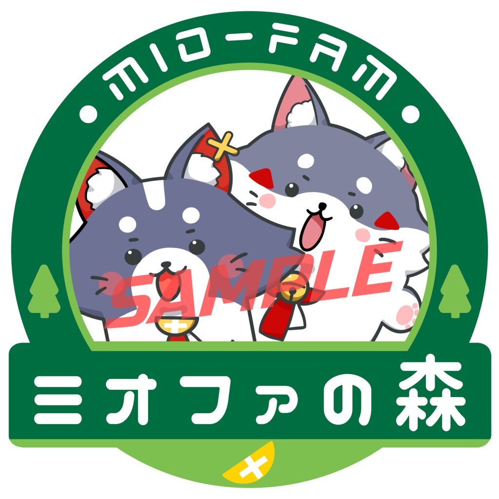 【非公式】ミオファの森 イメージロゴステッカー