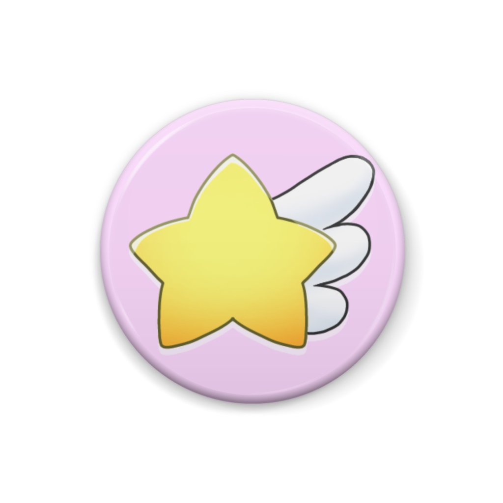 空街あずさ髪飾り缶バッチ