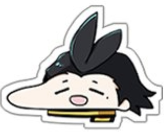 もちもち望月アクリルクリップ