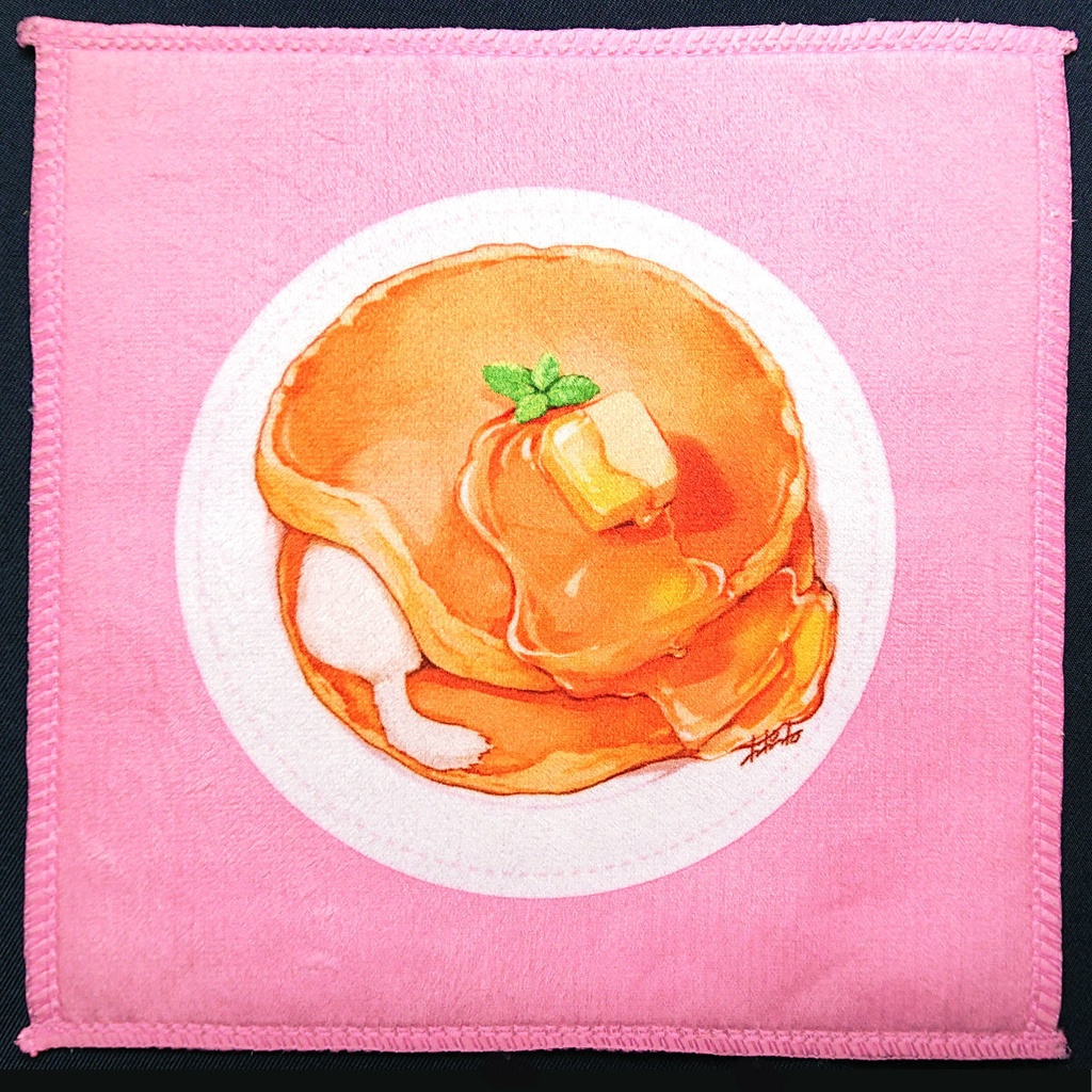 スイーツにゃんこハンカチ