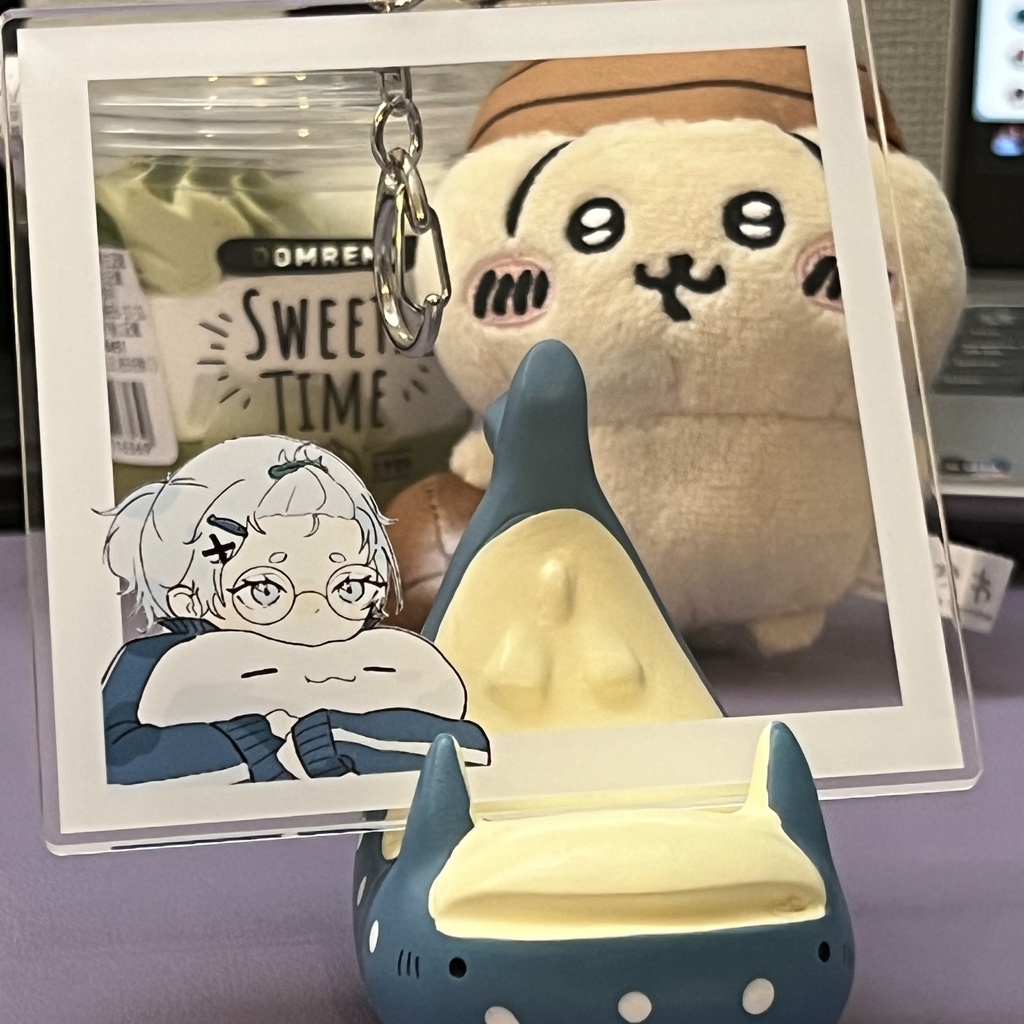 一緒にお出かけフレームキーホルダー