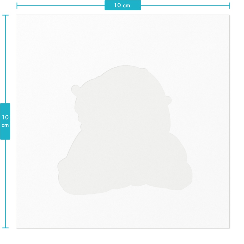 家での姿のステッカー
