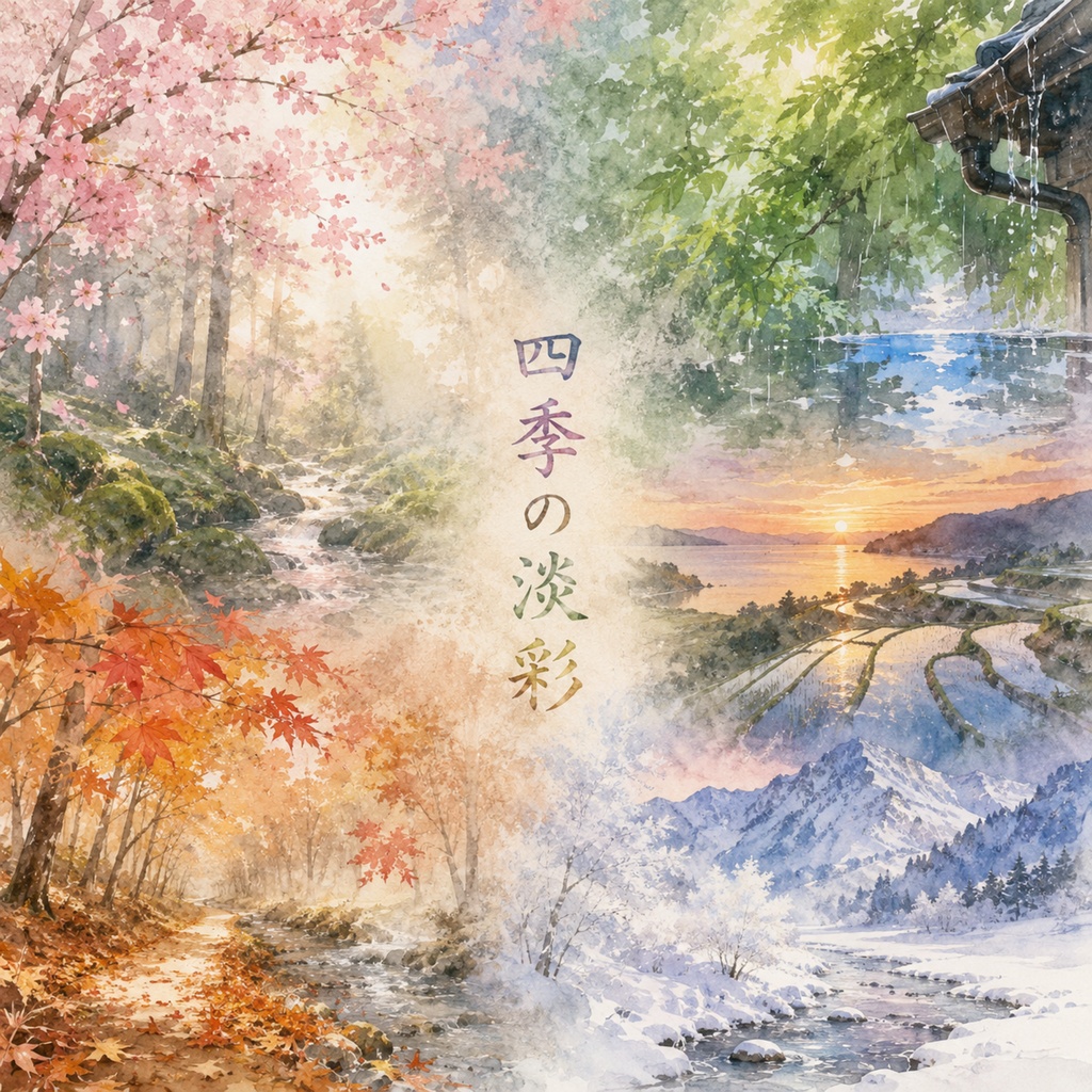 -四季の淡彩(しきのたんさい)- (Suno v5.5)