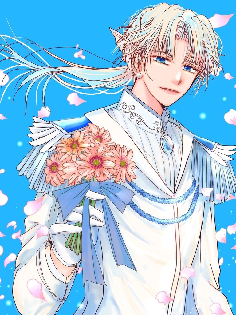 星座男子ポストカード
