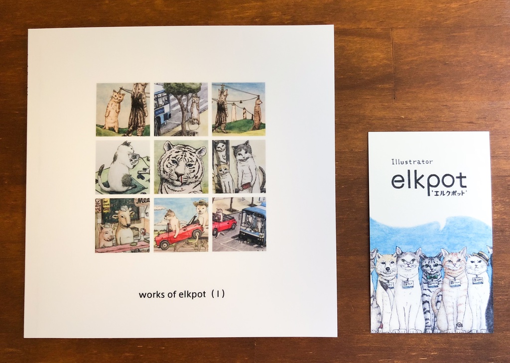 ミニ画集 works of elkpot(Ⅰ)