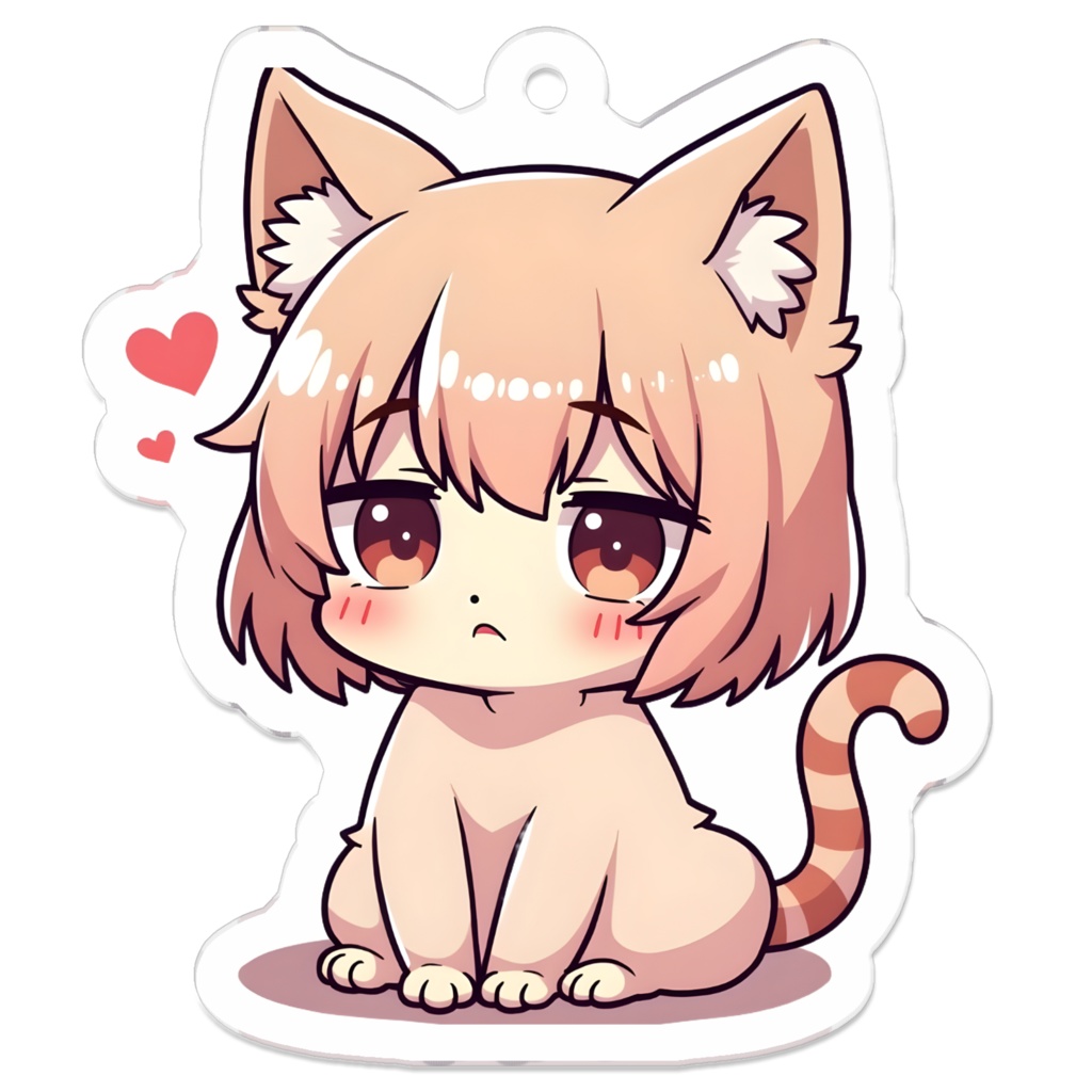 Emo Neko Girl   – アクリルキーホルダー かわいい系