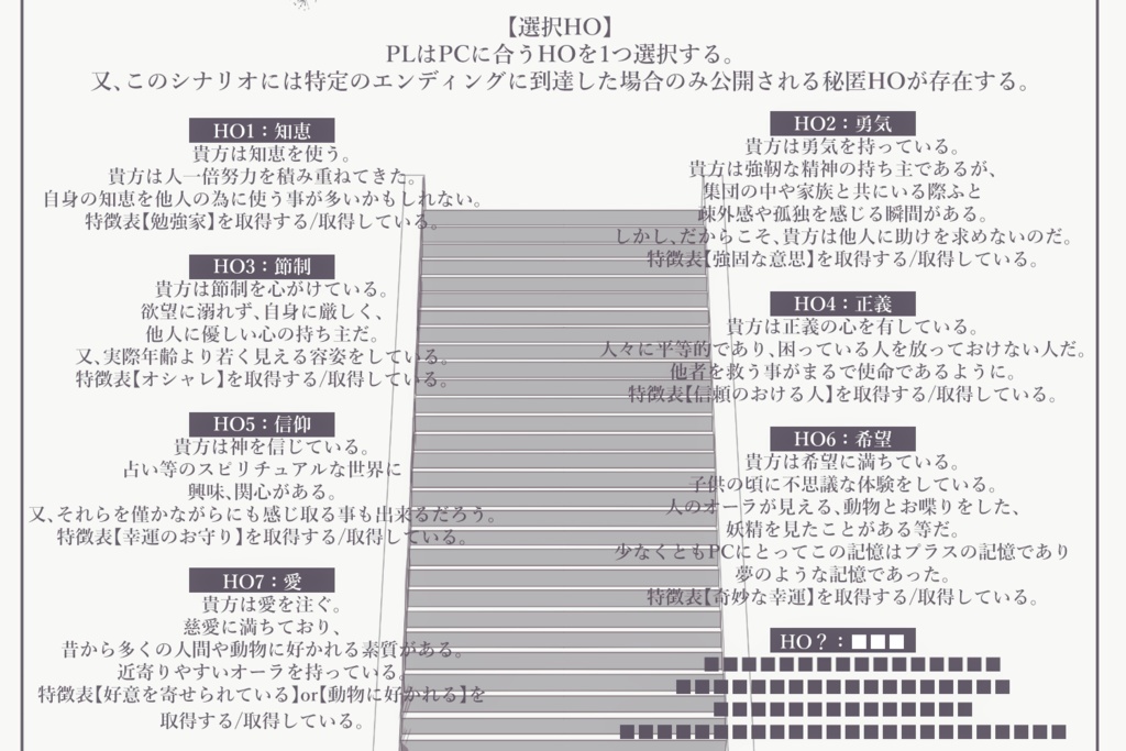 CoC 6th「君と謂う人間の証明」シナリオ集 SPLL:E194398