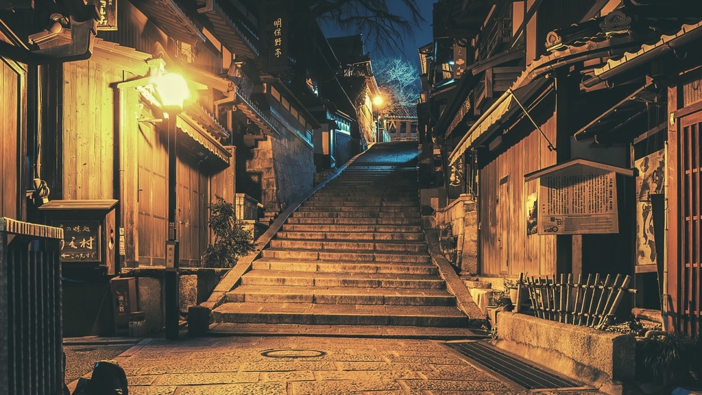 京都の夜道 和風Lofi Hip Hop