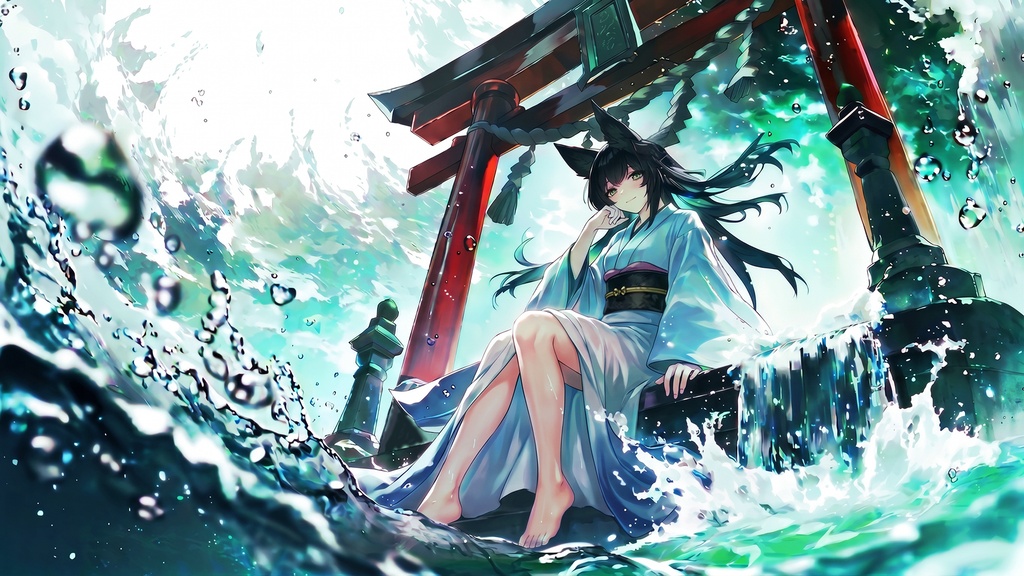 『水神の社にて』心が洗われる神聖な祈りの音色