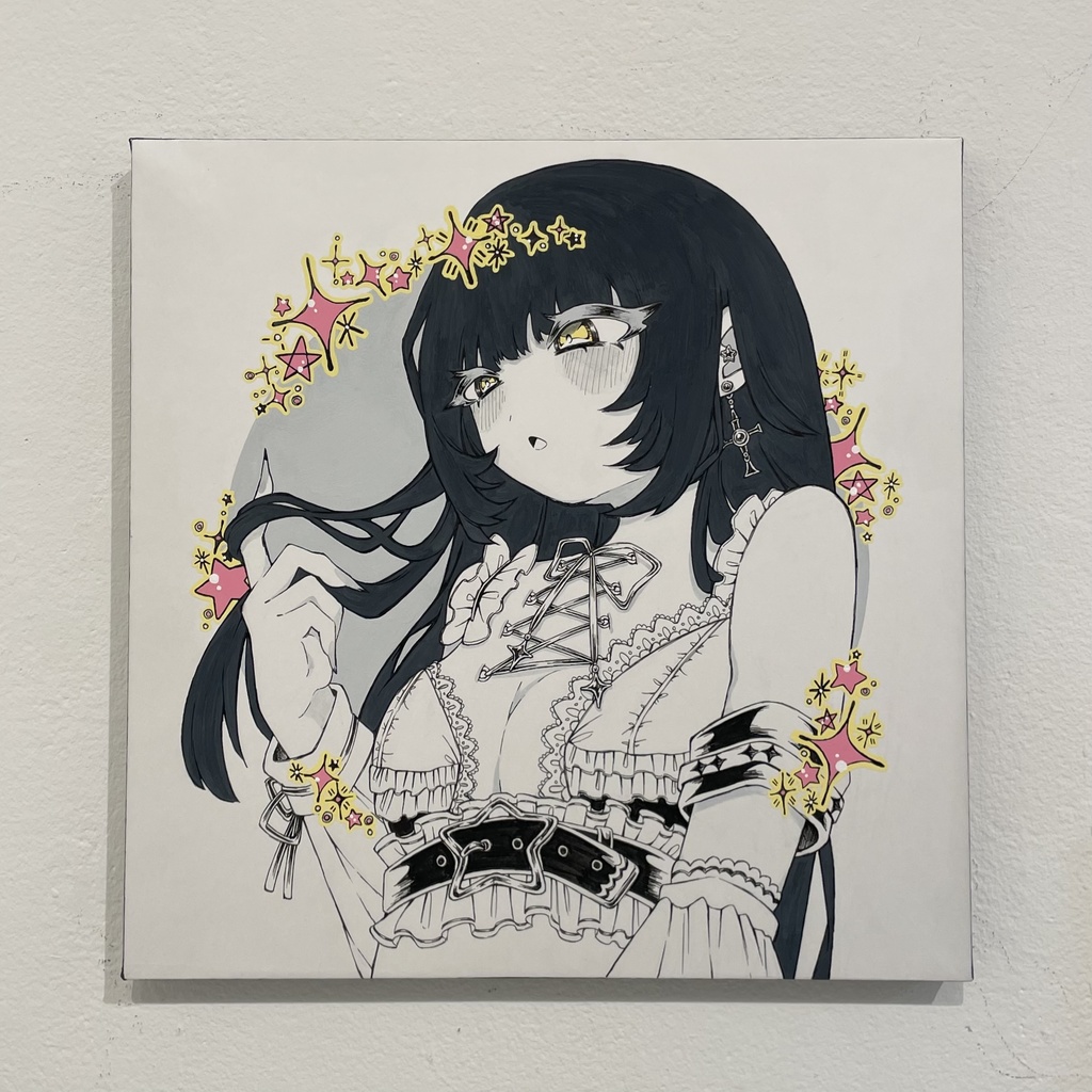 1粒と循環〈キャンバス作品〉