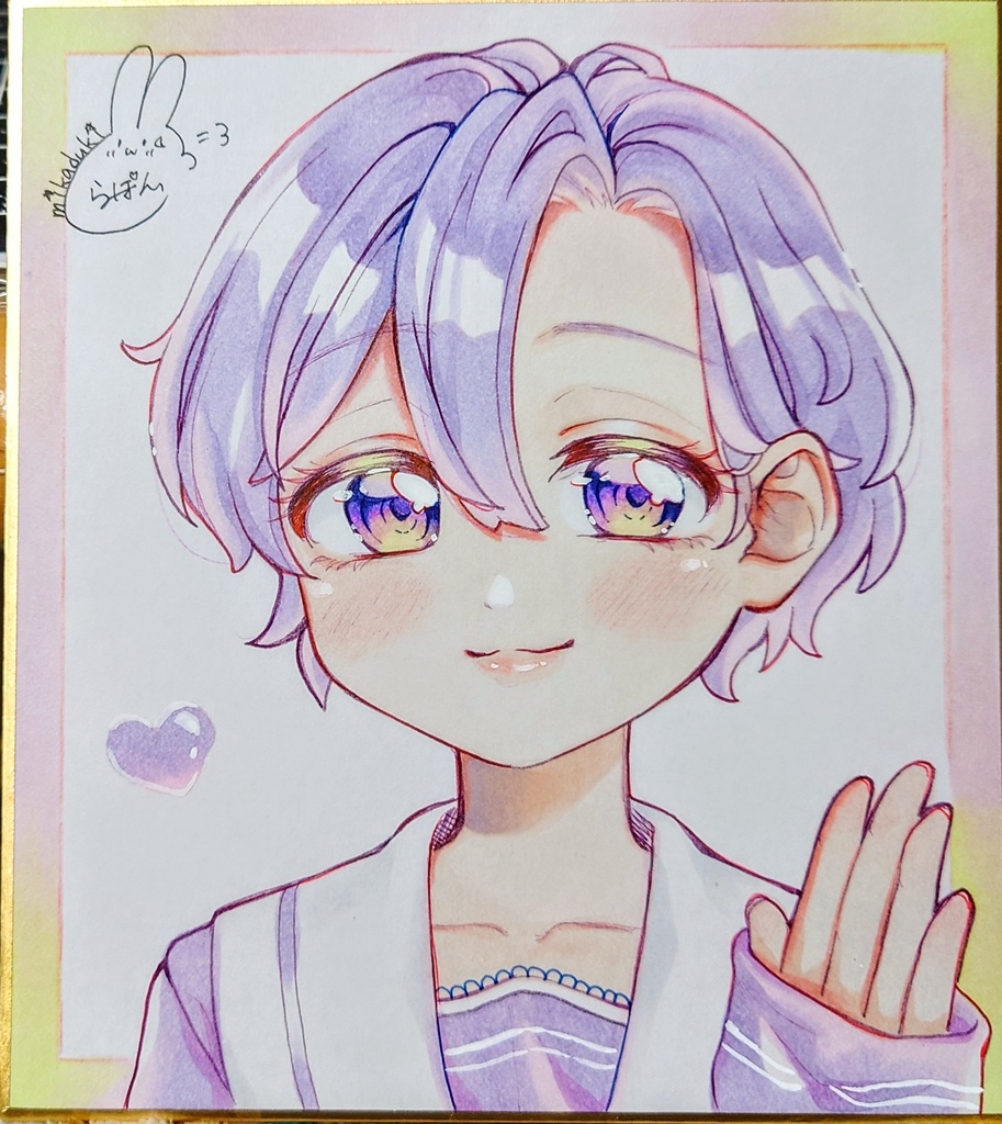 【ミニ色紙原画】ゆったりさん
