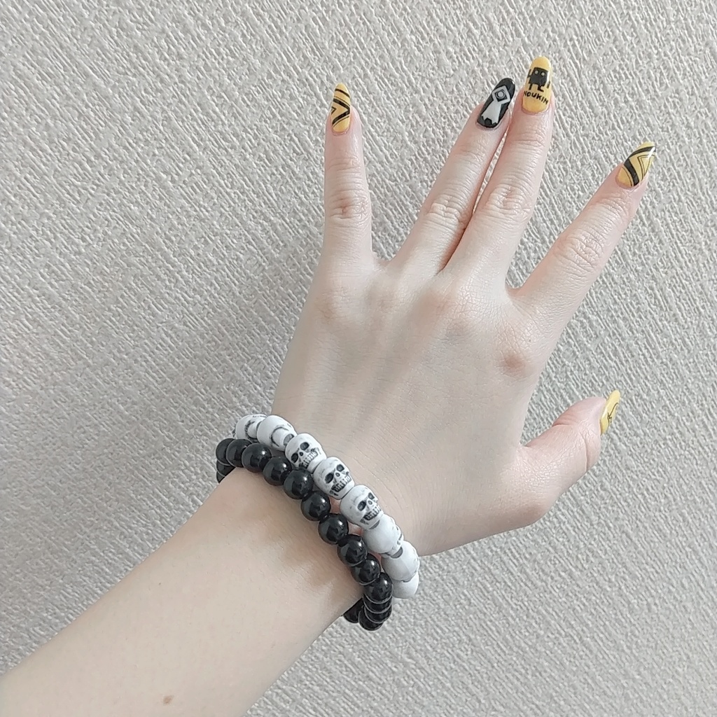 Teeth White Skull Bracelet