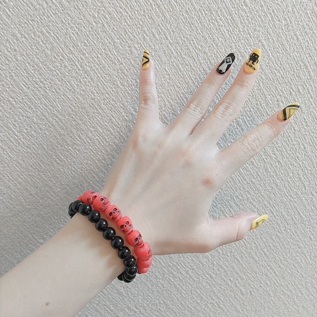 Apple Vivid Red Skull Bracelet