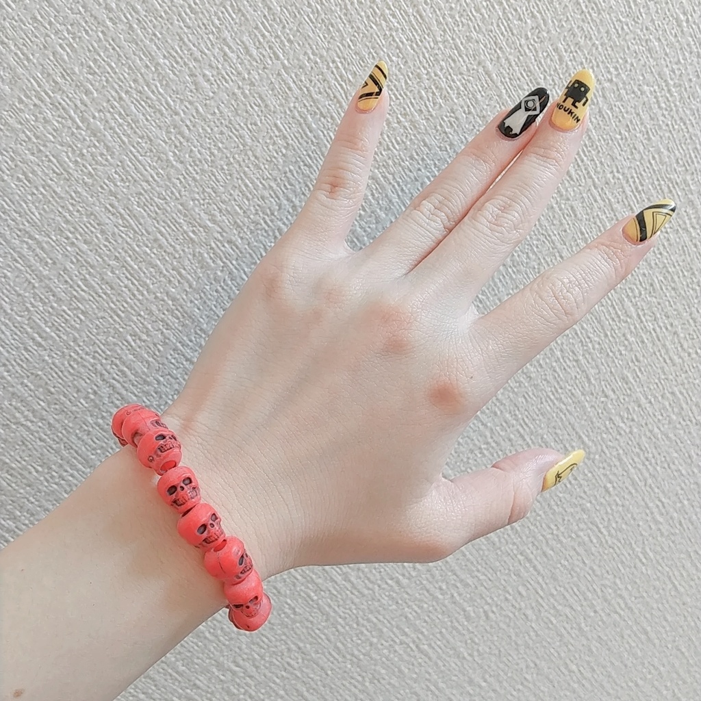 Apple Vivid Red Skull Bracelet