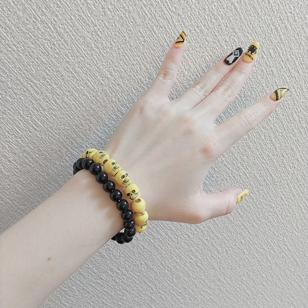 Smiley Yellow Skull Bracelet