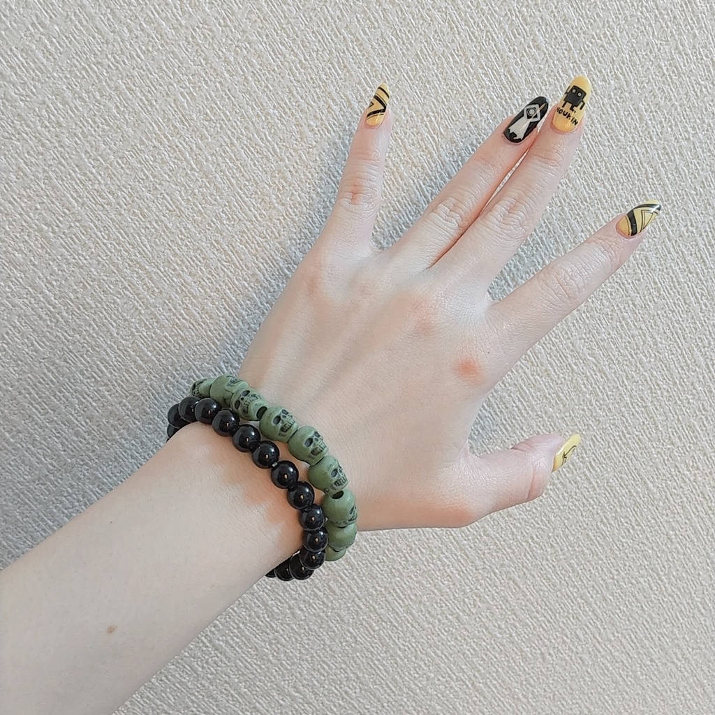 Zombie Green Skull Bracelet