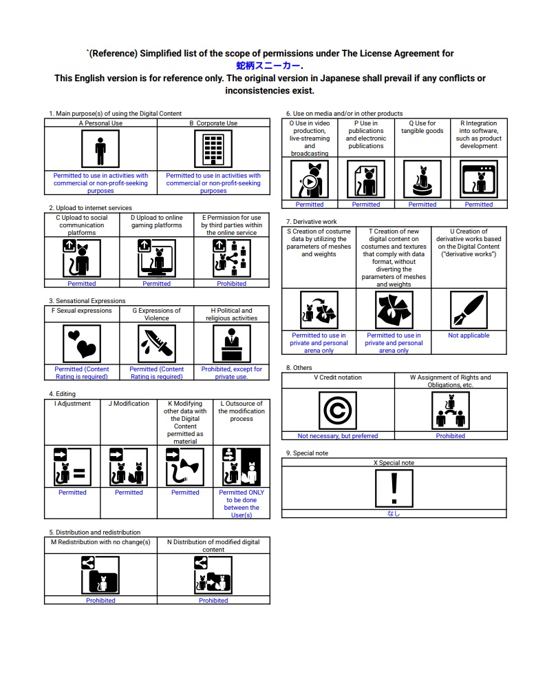 蛇柄スニーカー(自宅に出た蛇を撮影して作ったスニーカー)