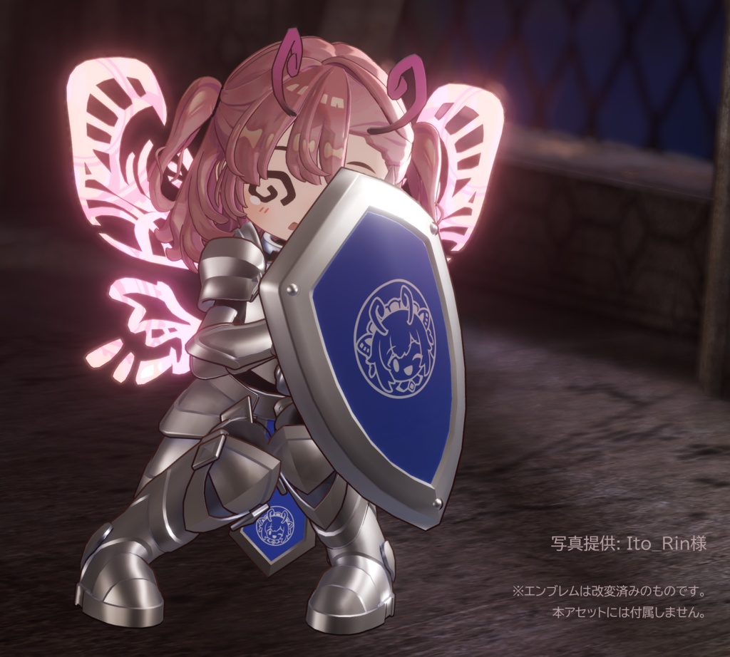 【まめふれんず対応】まめナイツ(鎧・剣・盾セット)MameKnights