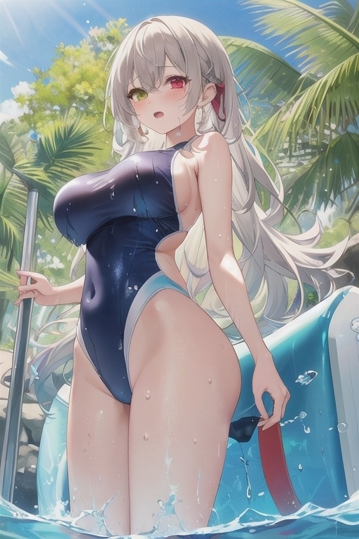 夏の美女
