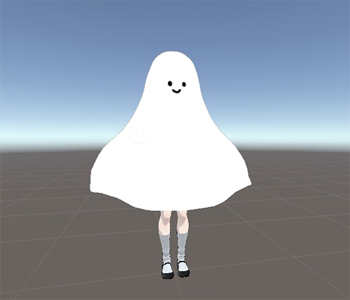 (vrc無料) ghost cloth / 유령옷 (Grus)